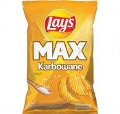 CHIPSY LAY'S 120G KARBOWANE SOLONE
