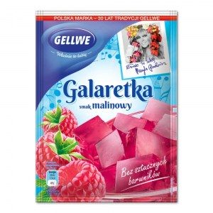 GELLWE GALARETKA MALINOWA 75G